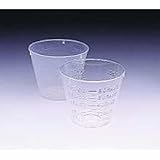 Calibrated Plastic Medicine Cup (Pack) 1 oz capacity