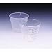 Calibrated Plastic Medicine Cup (Pack) 1 oz capacity