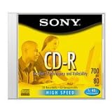 Sony CDQ80N 10-Pack 80min/700Mb Recordable CD