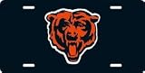 Chicago Bears Laser Cut Navy License Plate