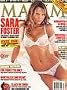 Maxim Magazine, April 2005, Sara Foster Cover