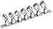 Armstrong 15-400 7pc. 3/8 Drive 12pt Fractional Universal Socket Set