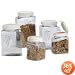 Snapware 60002BXS Square Grip 10-Piece Airtight Dry-Food Canister Set