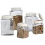 Snapware 60002BXS Square Grip 10-Piece Airtight Dry-Food Canister Set