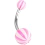 Belly - Flamingo Beach Ball Banana Belly Ring