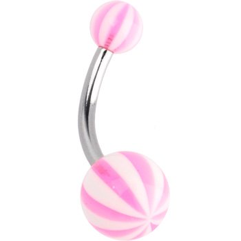 BELLY   Flamingo BEACH BALL Banana Belly Ring