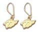 Arizona Cardinals Team Logo Earrings In 14kt Gold