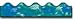 BORDER OCEAN WAVES SCALLOPED