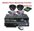 4 Channel DVR & 4 CCD Cameras Security System DA9004-4CAM2
