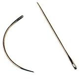 Doctored Locks Curved Weave Needle for Hair Extensions, Weaves and Braids