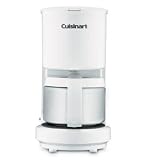 Cuisinart DCC-450 4-Cup Coffeemaker with Stainless Steel Carafe, White