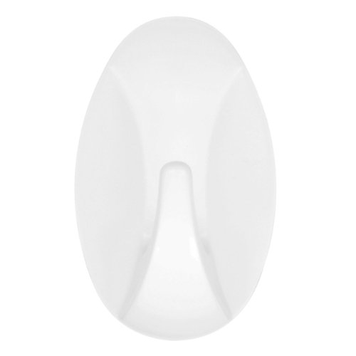 De-Plastik 1031 111 Klebehaken / 42 x 26 mm / oval / wei&szlig; / 8er Set Preisvergleich