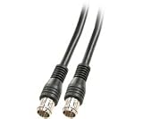 STEREN 205-115BK F-QUICK DISCONNECT COAXIAL RG59 BLACK CABLE - 6