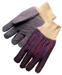 Economy Leather Palm Work Glove with Knit Wrist (Sold by Dozen) - Size Womens