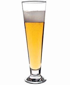 Bormioli Rocco Amadeus 13-Ounce Palladio Footed Pilsner Glasses, Set of 4