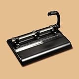 Heavy Duty Punch, Adjustable, 3HP, 9/32 Size, 32 Sht Cap (1 EA, 4.5 lbs.)