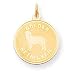 golden_retriever7golden retriever - 14k Golden Retriever Disc Charm Measures 262x192mm
