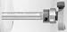 3098 CARBIDE-TIP 2 FLUTE SLOT AND UNDERCUT ROUTER BIT 1 DIA X 1/4 KERF X 3/8 DEPTH X 1/4 SHANK
