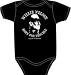 WILLIE NELSON - Born For Trouble Creeper - Black Onesie / Baby T-shirt