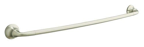 KOHLER K-11372-BN Forte Sculpted 30-Inch Towel Bar, Vibrant Brushed Nickel
