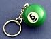 Six Ball Keychain Billiards Billiard Pool 6