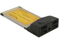 Delock PCMCIA Adapter CardBus zu USB2 4P Preisvergleich