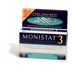 Monistat 3 Vaginal Antifungal Combination Pack, 3 Suppositories with Disposable Applicators and 1 Tube External Cream (Pack of 2)