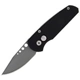 Runt 2, Black Handle, Bead Blast Blade, Plain