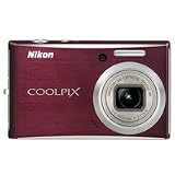 Nikon Coolpix S610 10MP Digital Camera with 4x Optical Vibration Reduction (VR) Zoom (Deep Red)