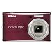 Nikon Coolpix S610 10MP Digital Camera with 4x Optical Vibration Reduction (VR) Zoom (Deep Red)