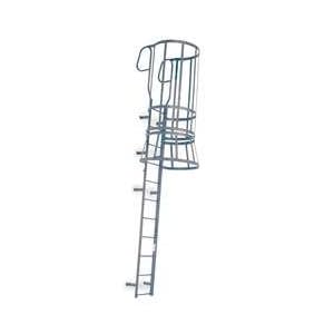 Fixed Ladder,caged,walk-thru,18 Ft – COTTERMAN