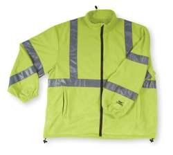 Condor 2RE46 Jacket, Safety, Type 3, Lime, Fleece, XL