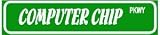 COMPUTER CHIP PKWY tool office street sign