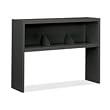 38000 Series Stack-On Open Shelf Hutch, 48w x 13-1/2d x 36-1/4h, Charcoal