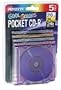 5-pack Pocket Mini CDR 24 Media Cool Colors 24x 210MB with slim