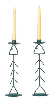 Best Cheap Candlesticks Black Wrought Iron, Candle Holder Wrought Iron 13 in. H