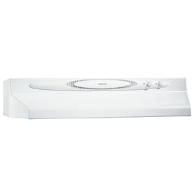 Broan QT236WW 36-Inch Convertible Range Hood, White on White