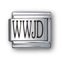 Body Candy Italian Charms Laser Wwjd No 2