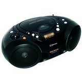 Emerson PD5812BK Turbo Portable CD Player with Digital Tuner