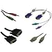 Avocent - Keyboard / video / mouse / audio / USB cable kit - 6 pin PS/2, HD-15, mini-phone stereo 3.5 mm , 4 PIN USB Type B, mini-phone 3.5mm (M) - 4 PIN USB Type A, 6 pin PS/2, HD-15, mini-phone stereo 3.5 mm , mini-phone 3.5mm (M) - 2.7 m