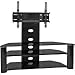 New 55 Inch 3-Shelf Flat Panel Hdtv Stand Built-In Mount Convenient Rear Wire Management by Tech Craft