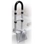 Drive Adjustable Clamp-On Tub Rail - Safety Grab Bar