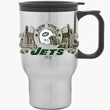 New York Jets Travel Mug with Logo