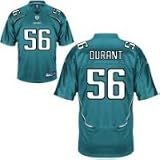Youth Small (8) NFL Jacksonville Jaguars #56 Justin Durant Stitched Throwback Football Jersey