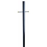 Design House 501817 80-Inch High by 3-Inch Diameter Lamp Post, Black Finish