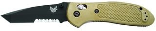 Benchmade Pardue Design Axis Griptilian Tanto Knife with BK1 Coating (Sand-Colored Handle) Benchmade Pardue Design Axis Griptilian Tanto Knife with BK1 Coating (Sand-Colored Handle)