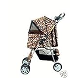 Classic Leopard Skin 4 Wheel Pet Stroller
