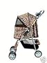 Classic Leopard Skin 4 Wheel Pet Stroller