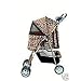 Classic Leopard Skin 4 Wheel Pet Stroller
