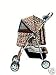 Classic Leopard Skin 4 Wheel Pet Stroller